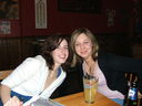 We started the evening at Charlie Hooper's, in Brookside. Heidi and Kynha drank girly drinks.