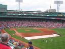 This is the infield at Fenway Park. It's the only normally-shaped part of the ballpark.